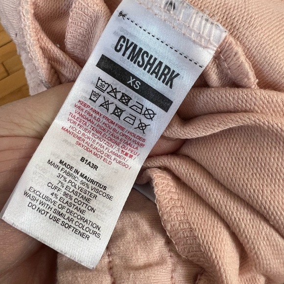 Gymshark light pink jogger style athletic comfort sweatpants - Picture 3 of 7